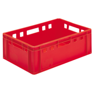 Red Euro Meat Container E2